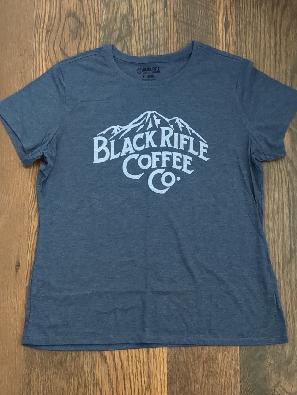 Womens Black Rifle Coffee Co Navy Blue Heather Soft Tshirt Tee, Size XL, nwot